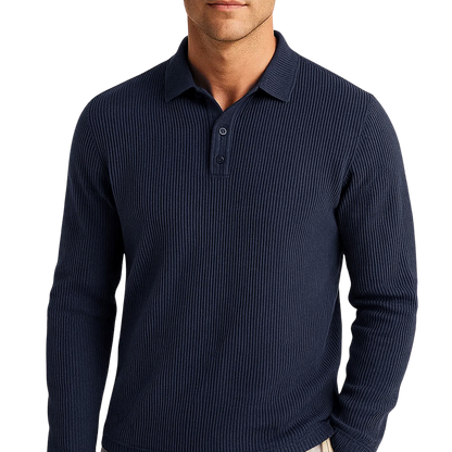 AeroFlex Premium Longsleeve Poloshirt – Stilvoll durch jede Jahreszeit